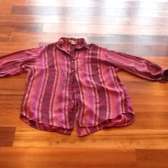 ANNE PINKERTON MAUVE BUTTON DOWN SHIRTDRESS SZ 6 - Picture 8 of 9